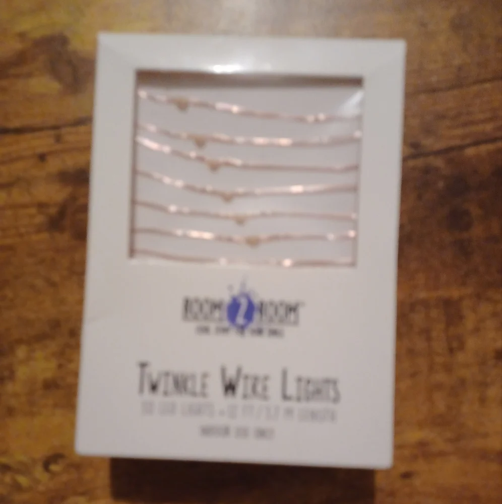 Twinkle wire lights